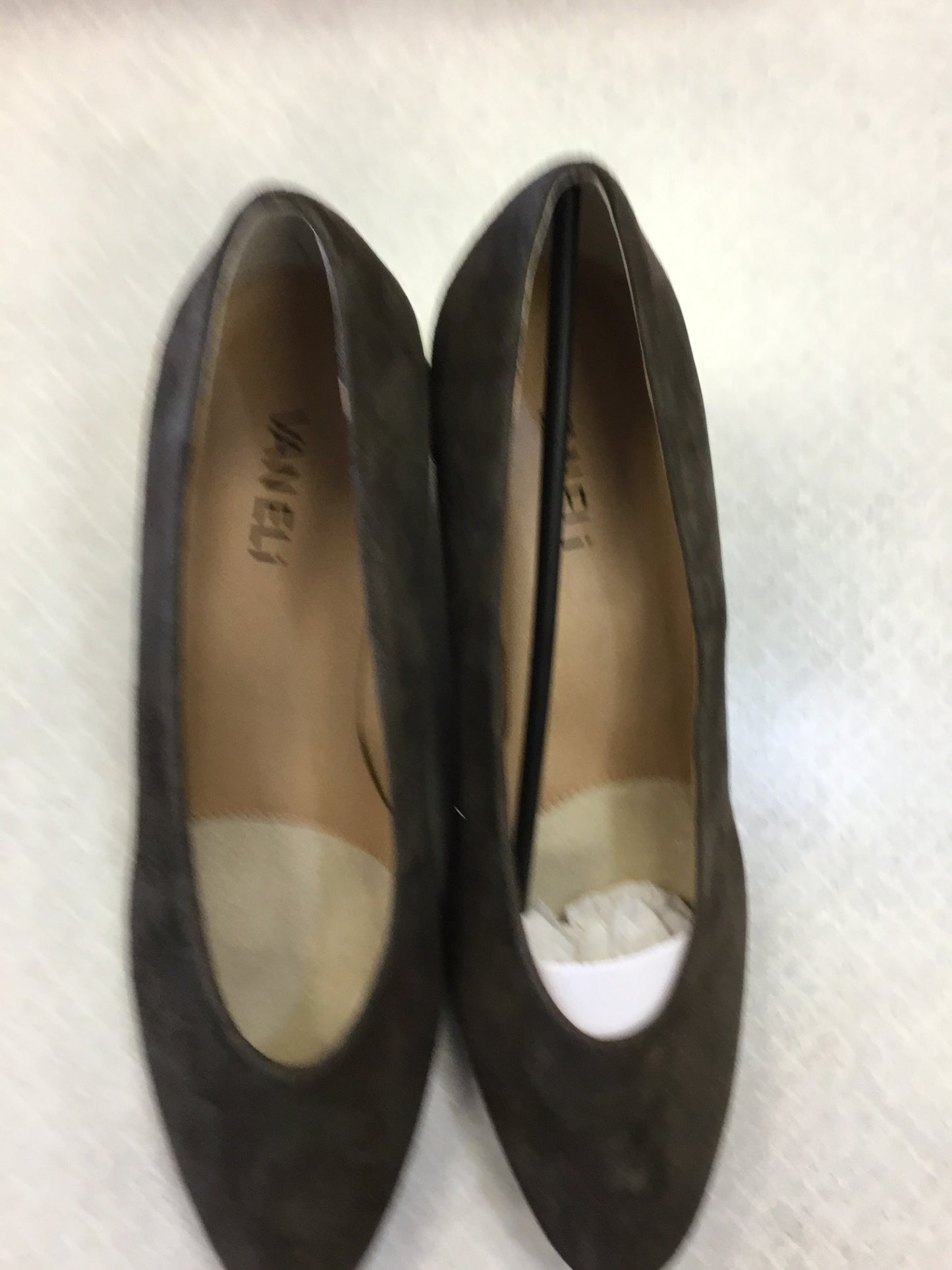 Shoes Heels Wedge By Vaneli In Brown, Size: 8.5