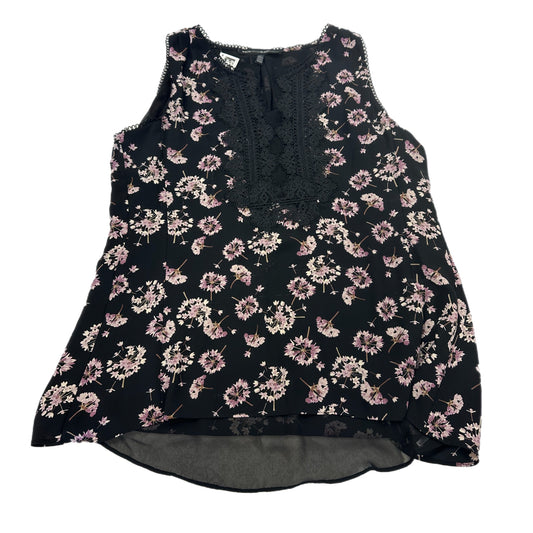 Top Sleeveless By White House Black Market In Floral Print, Size: M