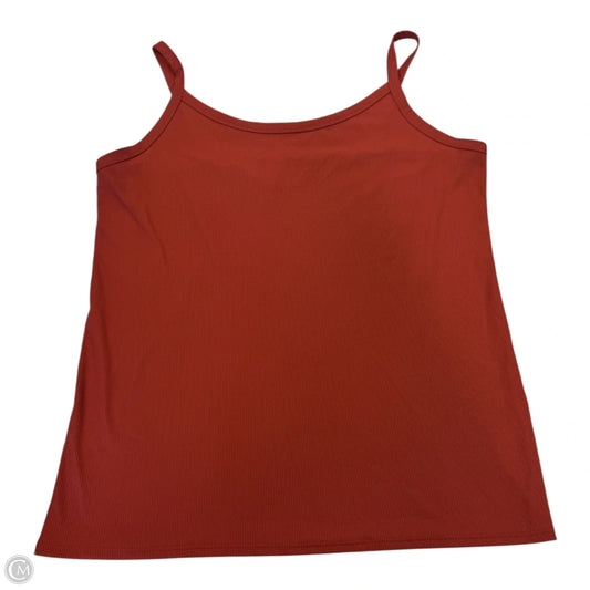 Top Sleeveless By No Boundaries In Rust, Size: 3x