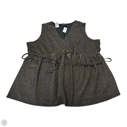 Top Sleeveless By Lane Bryant In Bronze, Size: 24