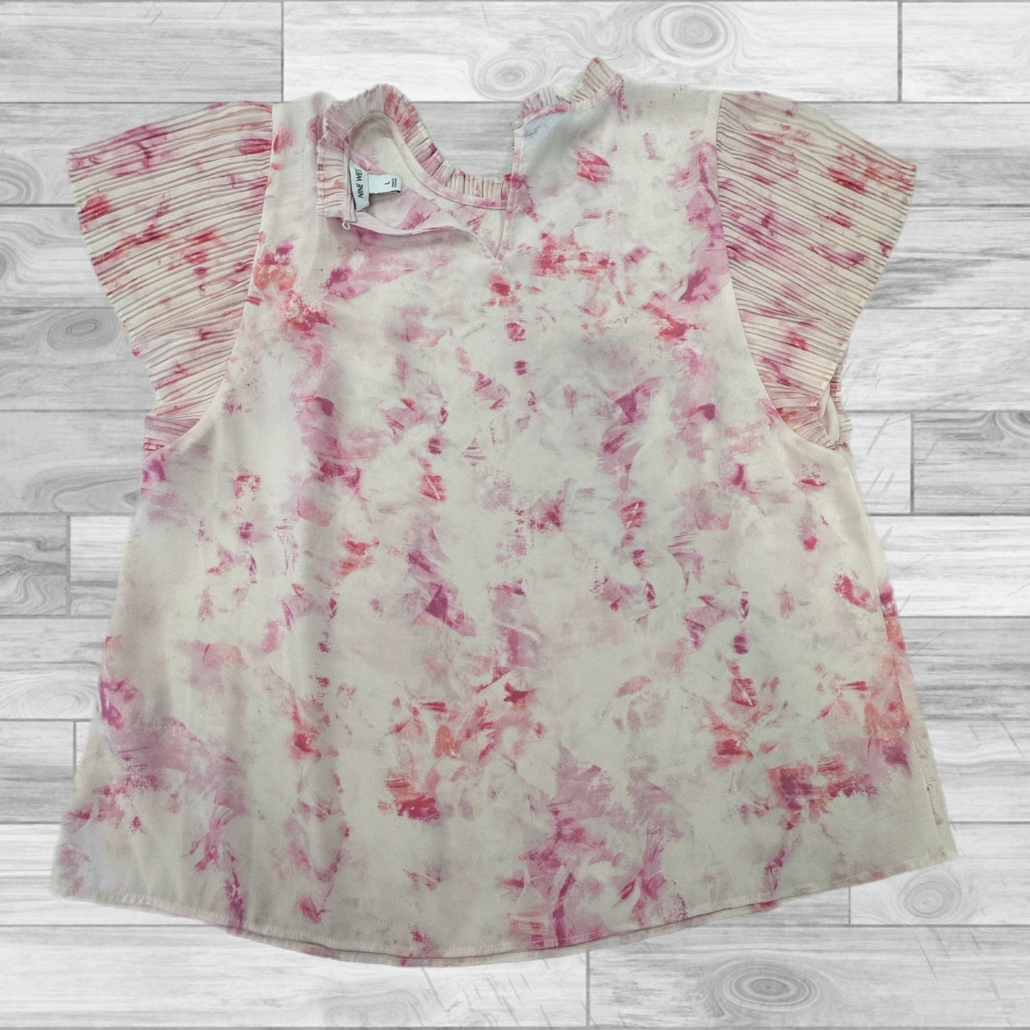 Pink Top Short Sleeve Nine West, Size L
