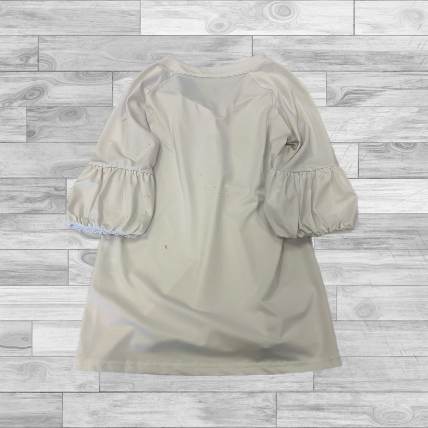 Top 3/4 Sleeve By Tracy Negoshian In White, Size: Xs