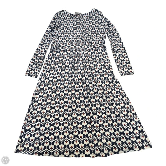 Dress Casual Short By Boden In Blue Red & White, Size: 14