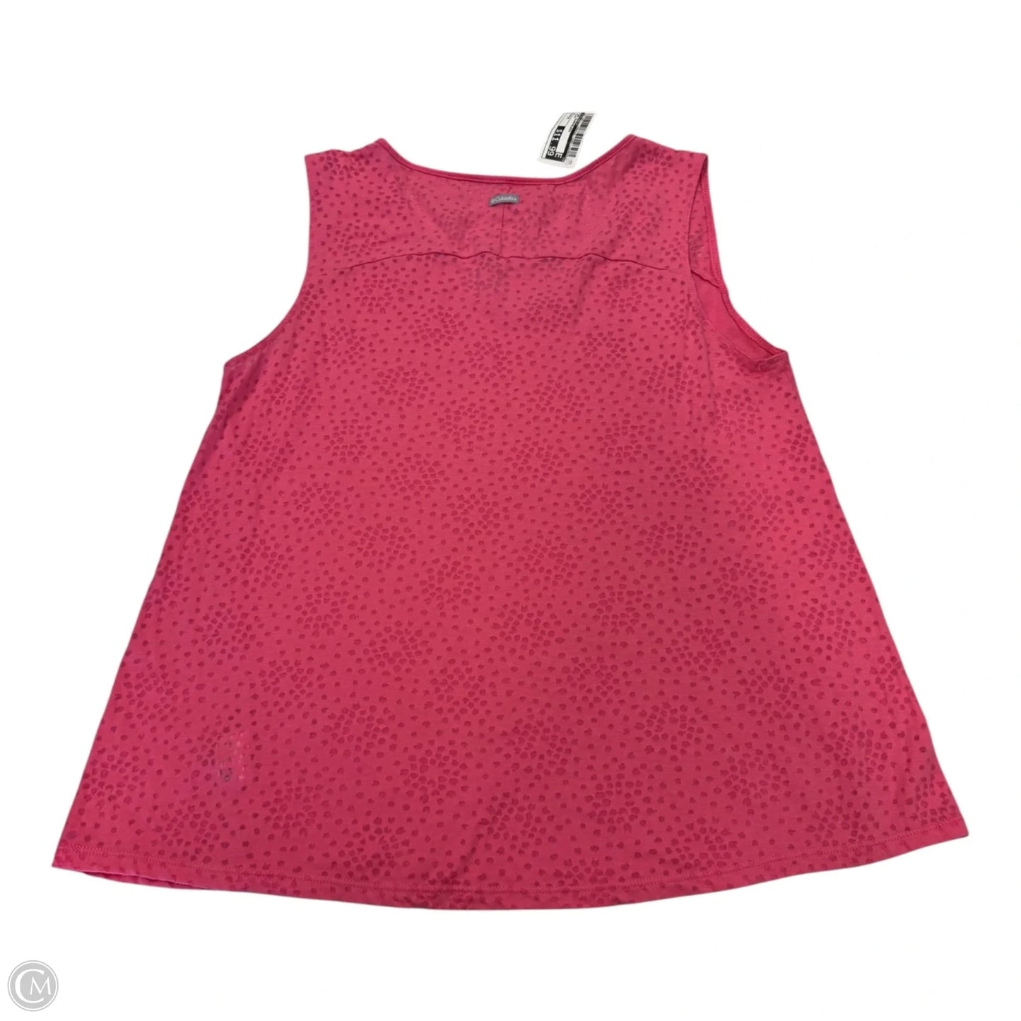 Top Sleeveless By Columbia In Pink, Size: M