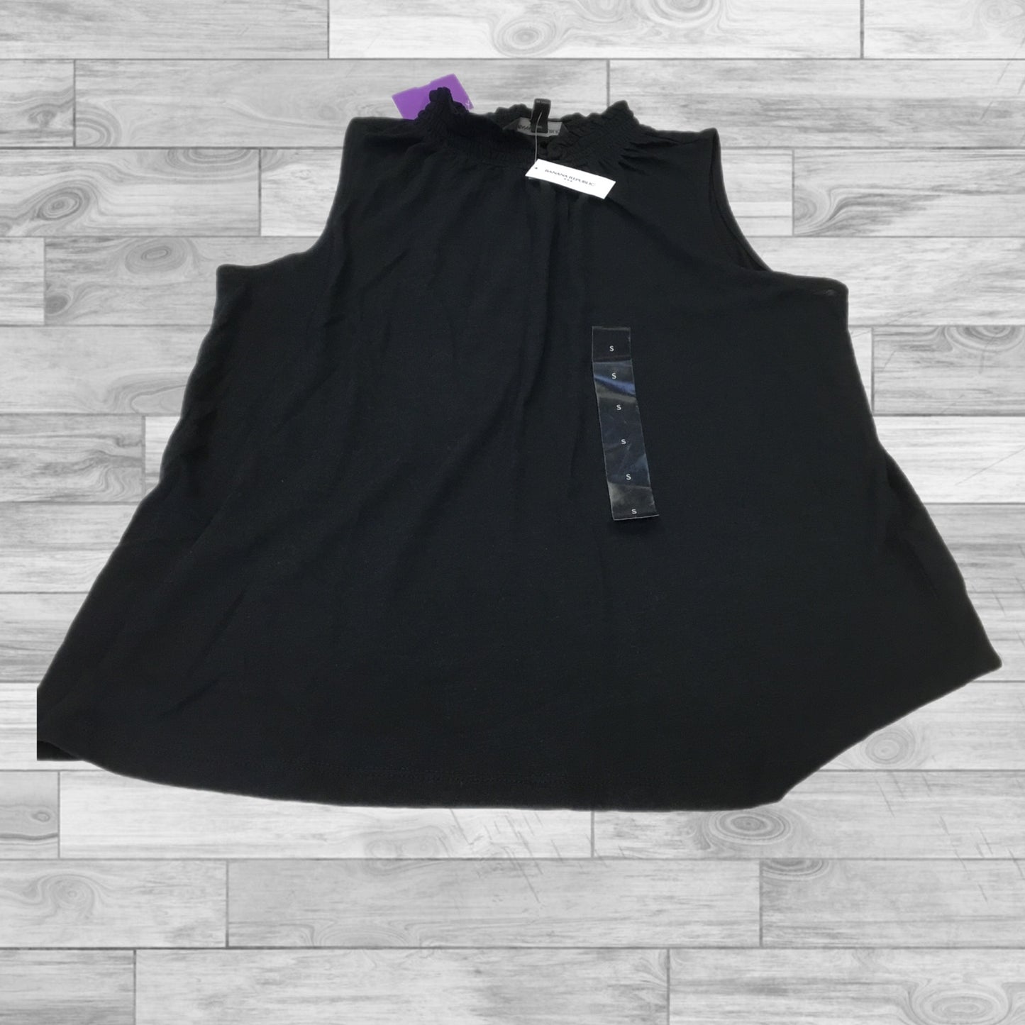 Top Sleeveless By Banana Republic In Black, Size: S