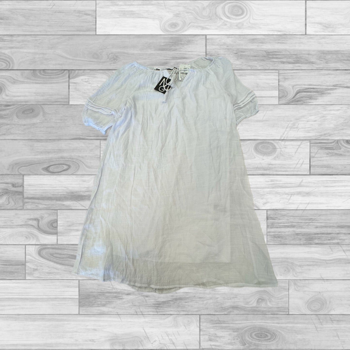 White Dress Casual Short Mlle Gabrielle, Size L