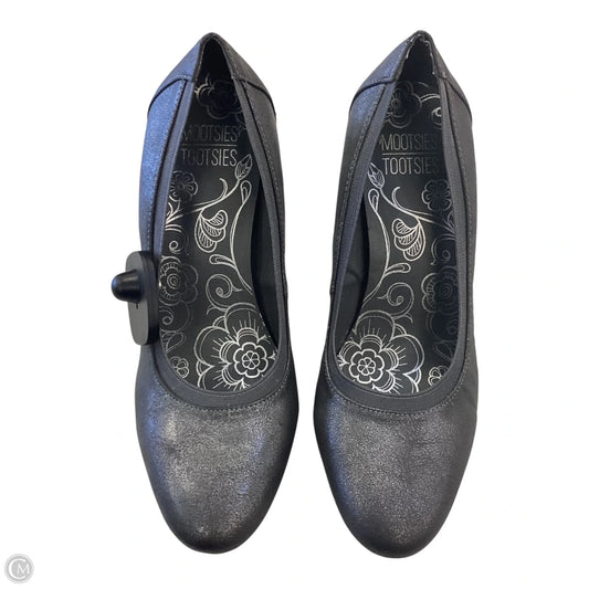 Shoes Heels Block By Mootsies Tootsies In Silver