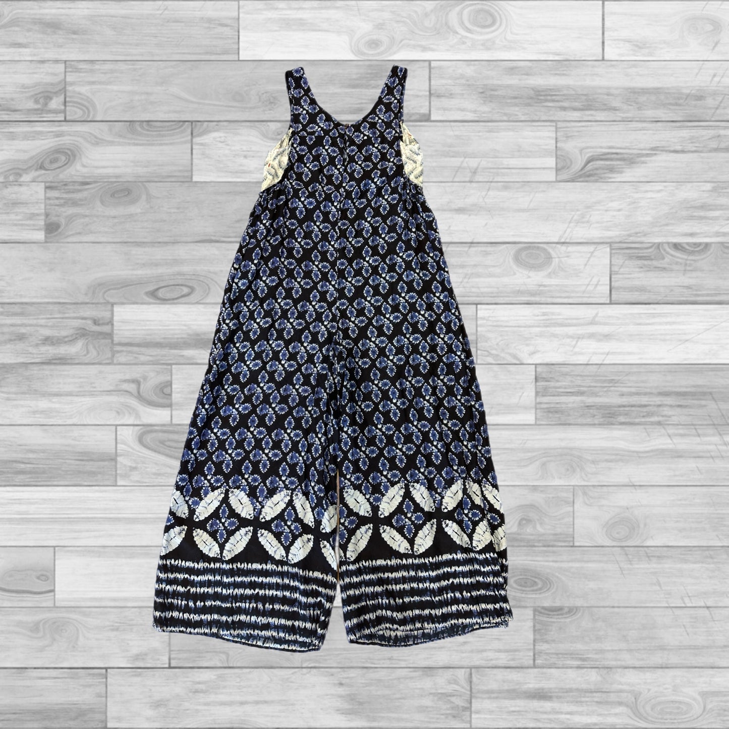 Black & Blue Dress Casual Maxi Anthropologie, Size M