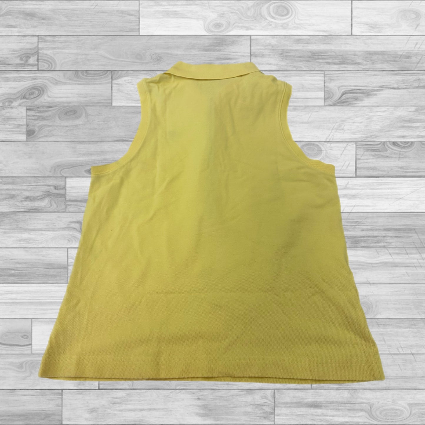 Top Sleeveless Designer By Lilly Pulitzer In Yellow, Size: L