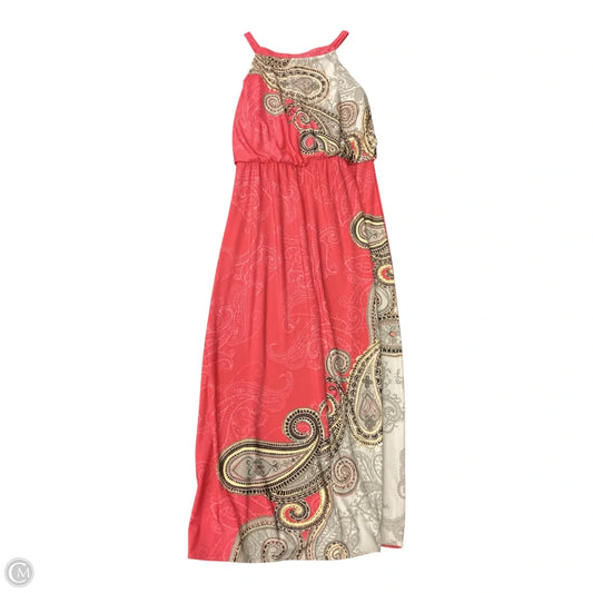 Dress Casual Maxi By Chicos In Multi-colored, Size: Xl