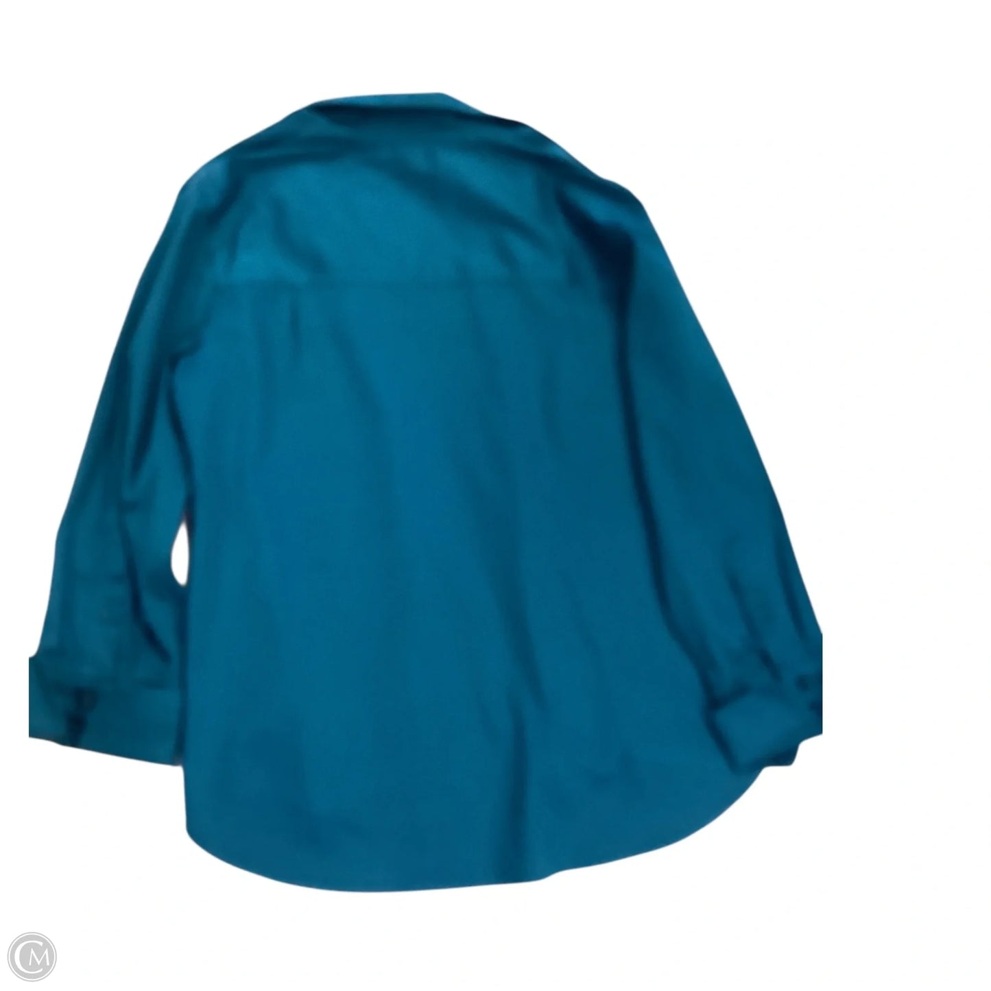 Top Long Sleeve By Chicos In Blue, Size: M