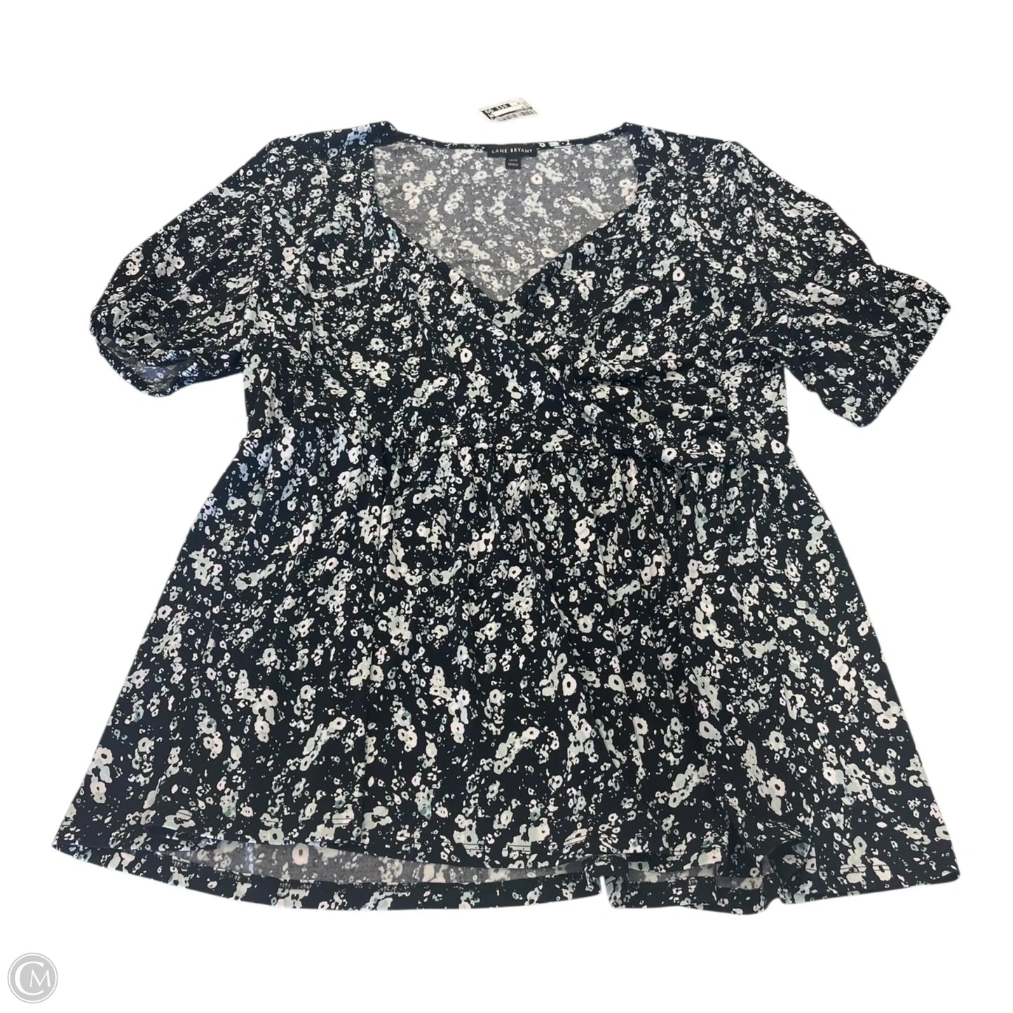 Top Short Sleeve By Lane Bryant In Multi-colored, Size: 18