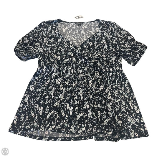 Top Short Sleeve By Lane Bryant In Multi-colored, Size: 18