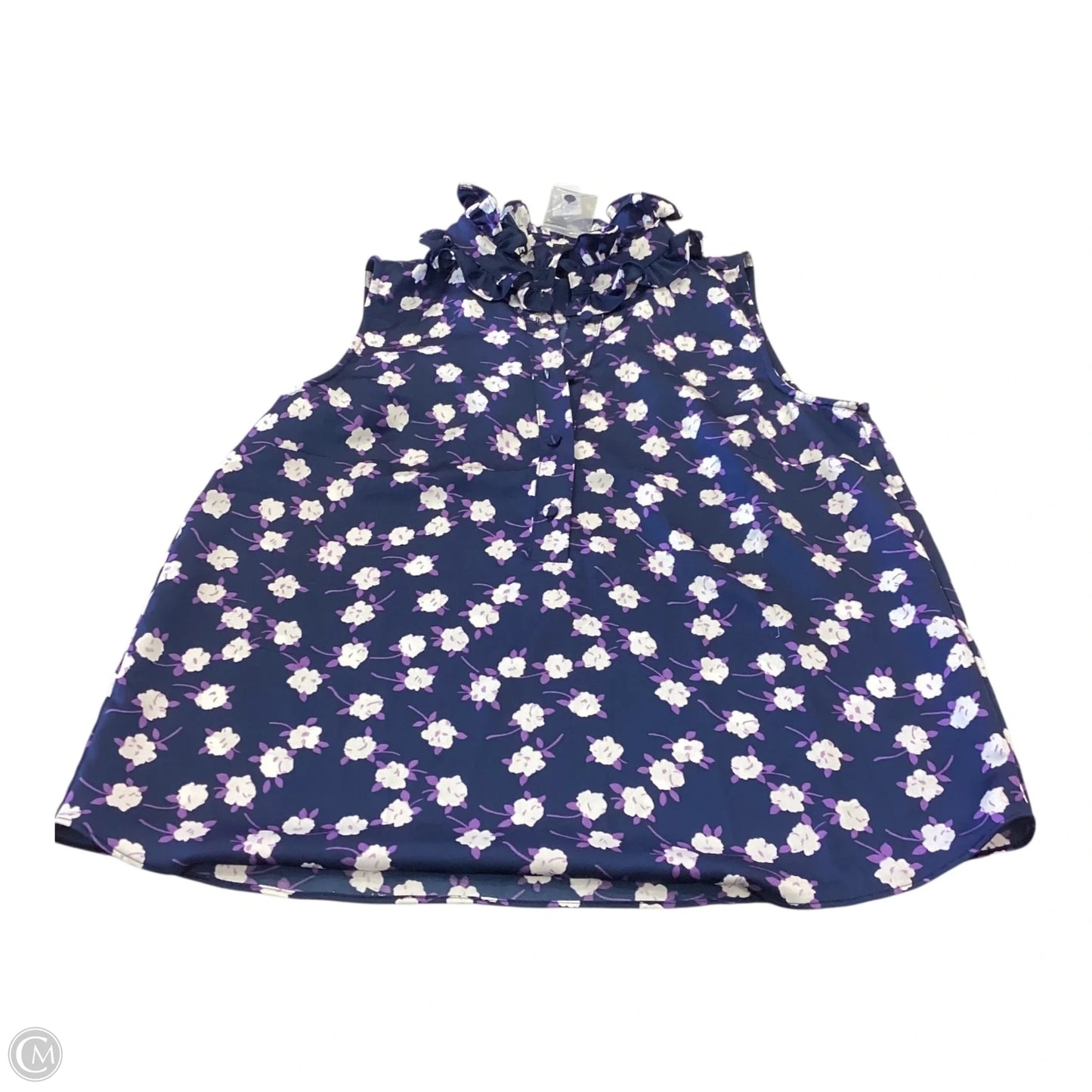 Top Sleeveless By J. Crew In Multi-colored, Size: S