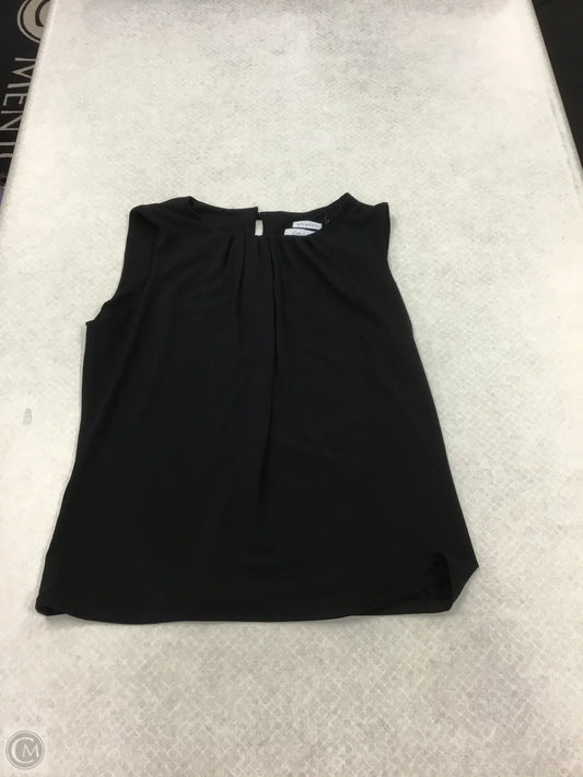 Top Sleeveless By Calvin Klein In Black, Size: 4