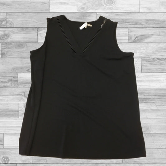 Top Sleeveless By Calvin Klein In Black, Size: L