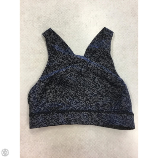 Athletic Bra By Lululemon In Black & White, Size: 8