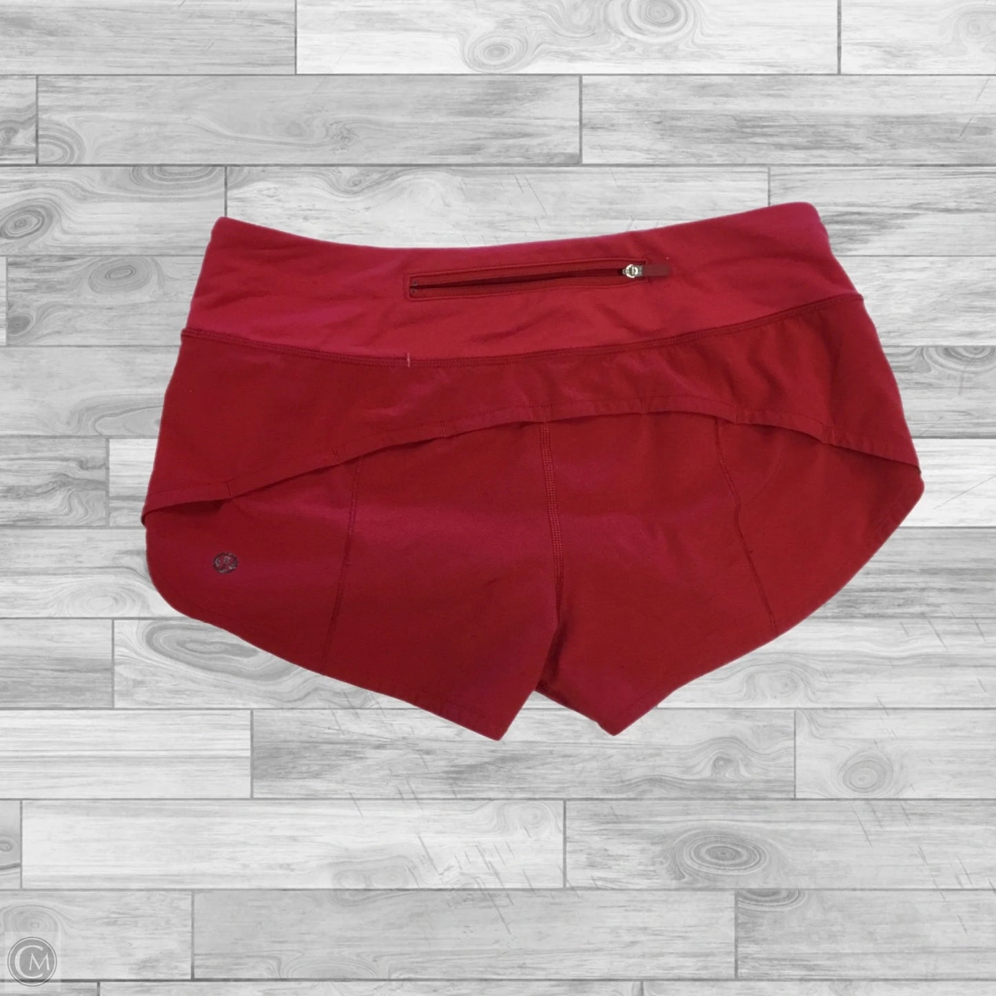 Athletic Shorts By Lululemon In Red, Size: 4