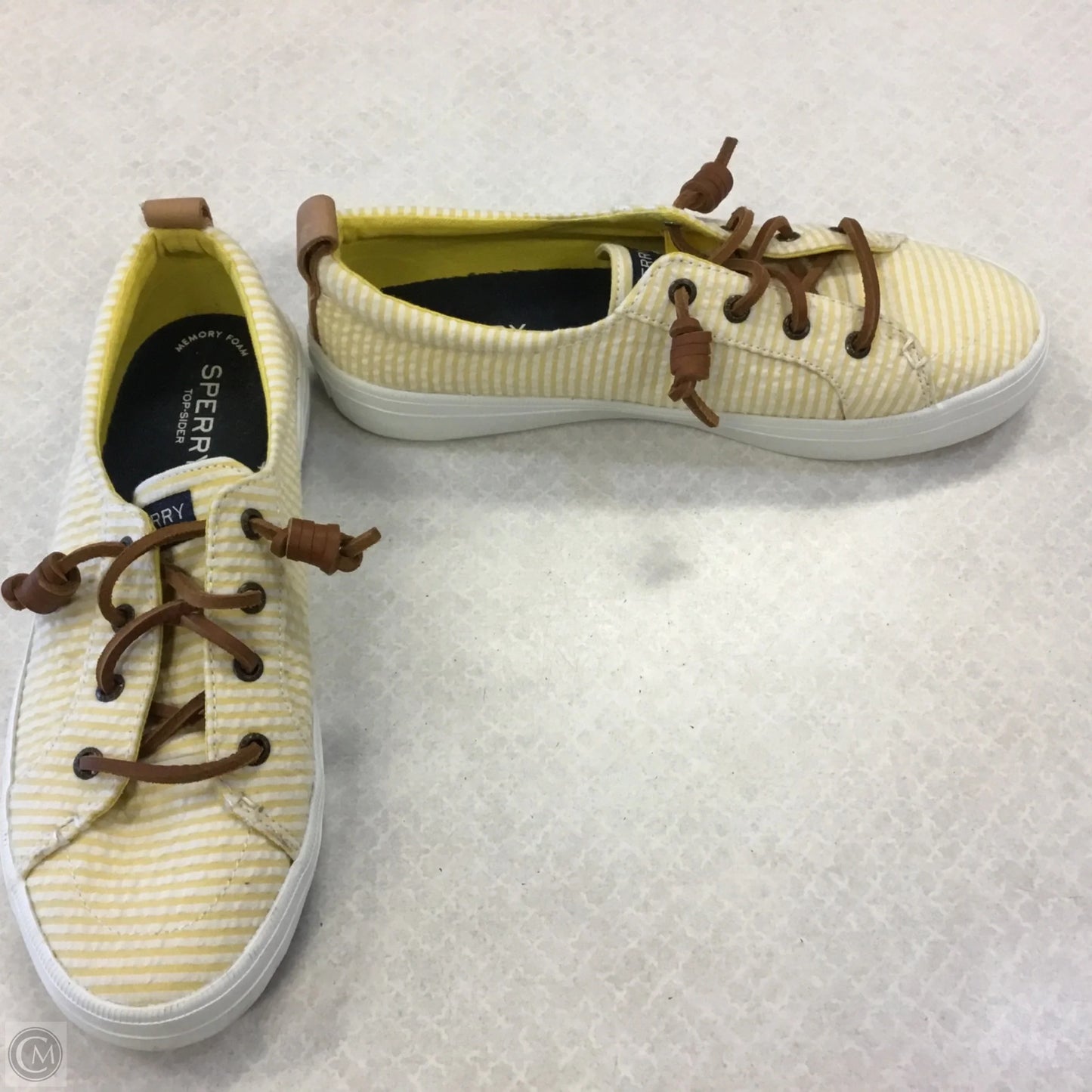 Shoes Sneakers By Sperry In Yellow, Size: 7.5