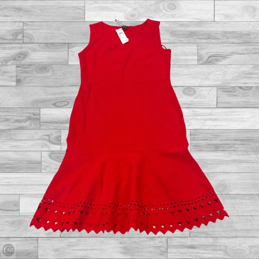 Dress Casual Short By Ann Taylor In Red, Size: S