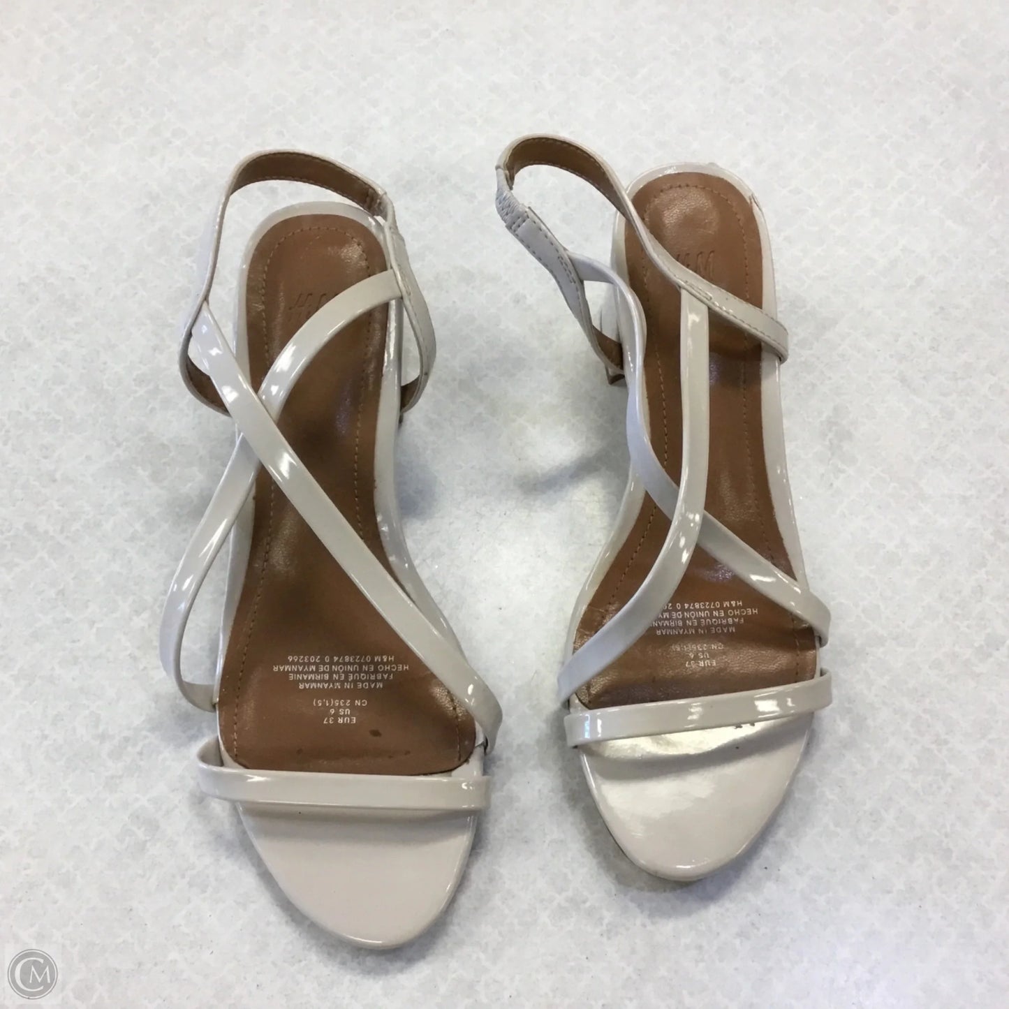 Shoes Heels Block By H&m In Tan, Size: 6