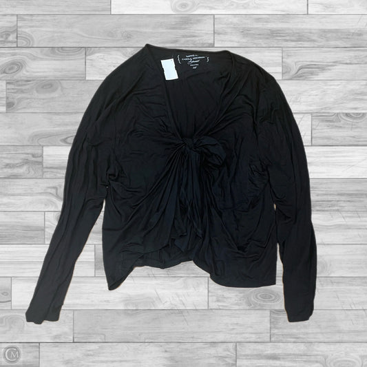 Top Long Sleeve By Carole Hochman In Black, Size: 3x