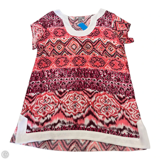 Top Short Sleeve Basic By Clothes Mentor In Pink, Size: S