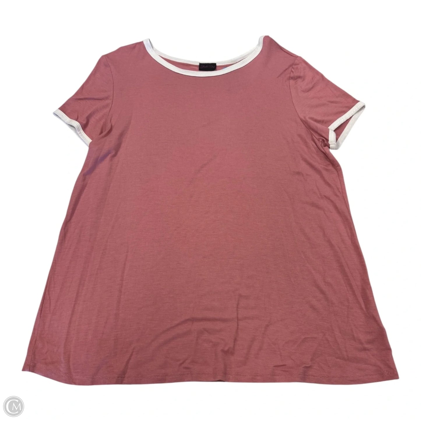 Top Short Sleeve By Clothes Mentor In Rose, Size: M