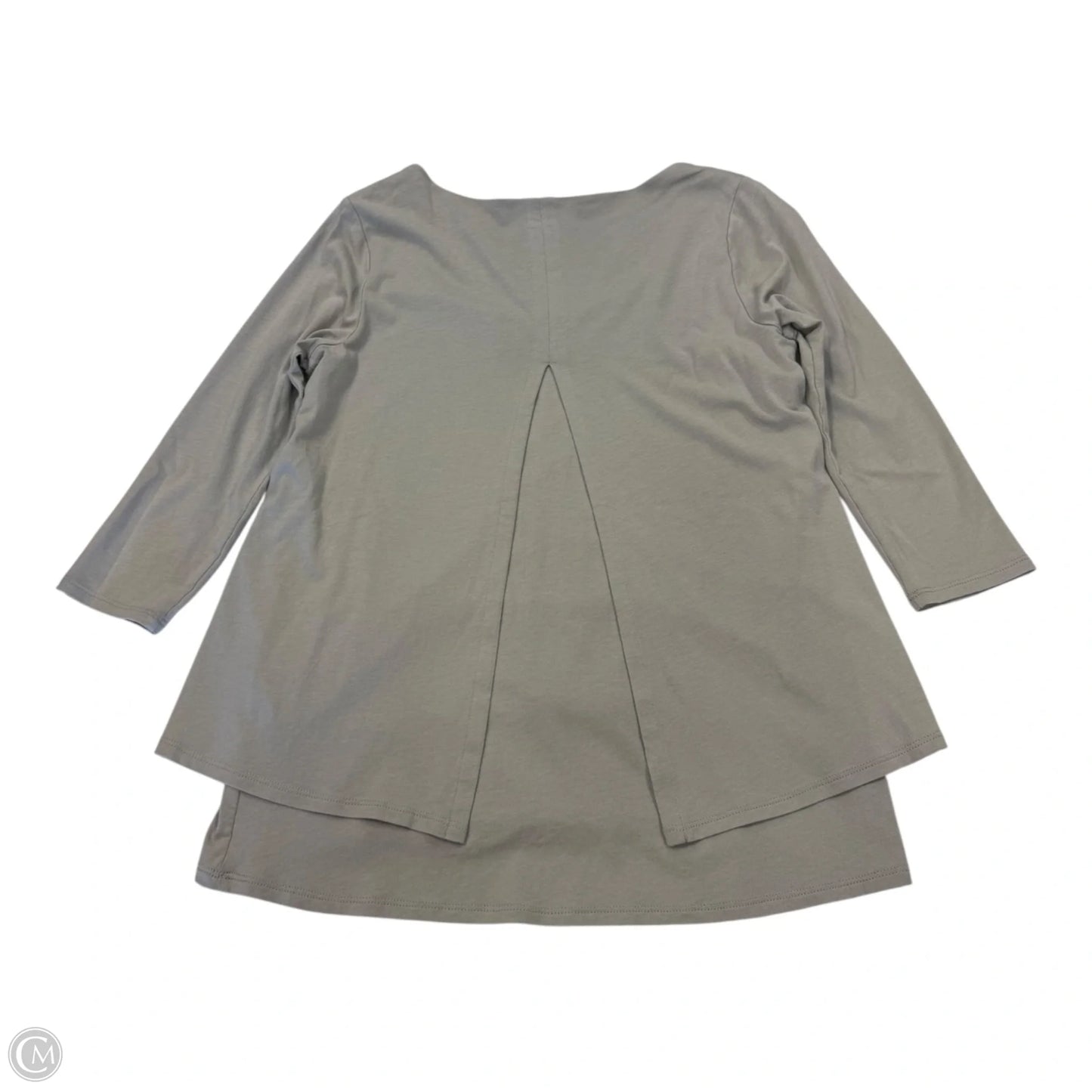 Top 3/4 Sleeve By Pure Jill In Grey, Size: Petite   Xs