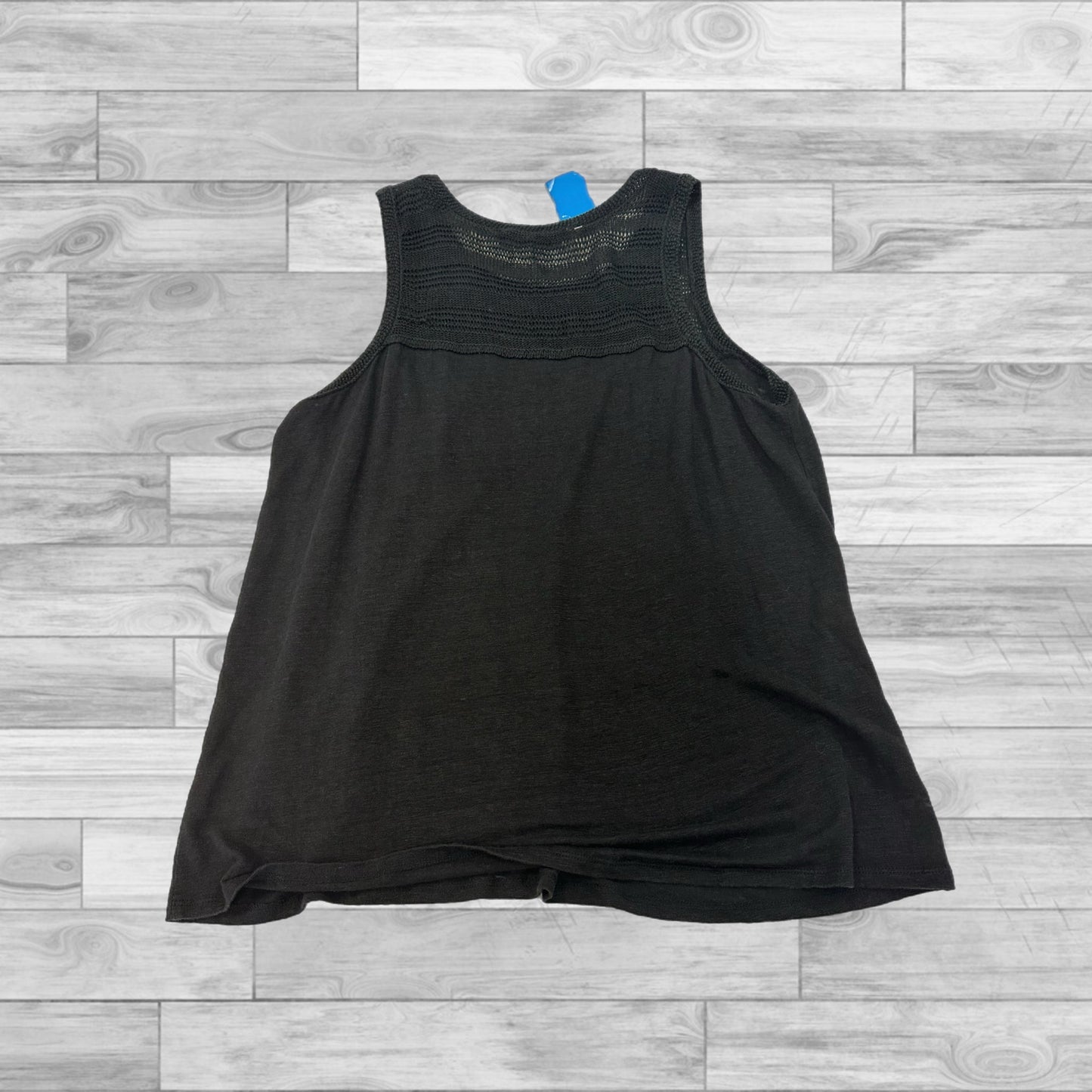 Top Sleeveless By Loft In Black, Size: Petite  Medium