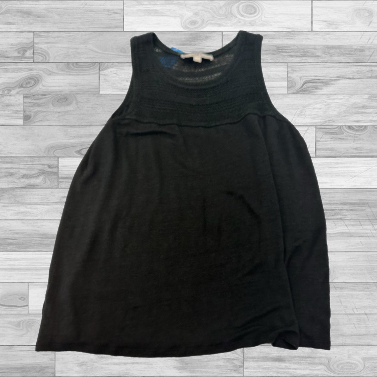 Top Sleeveless By Loft In Black, Size: Petite  Medium