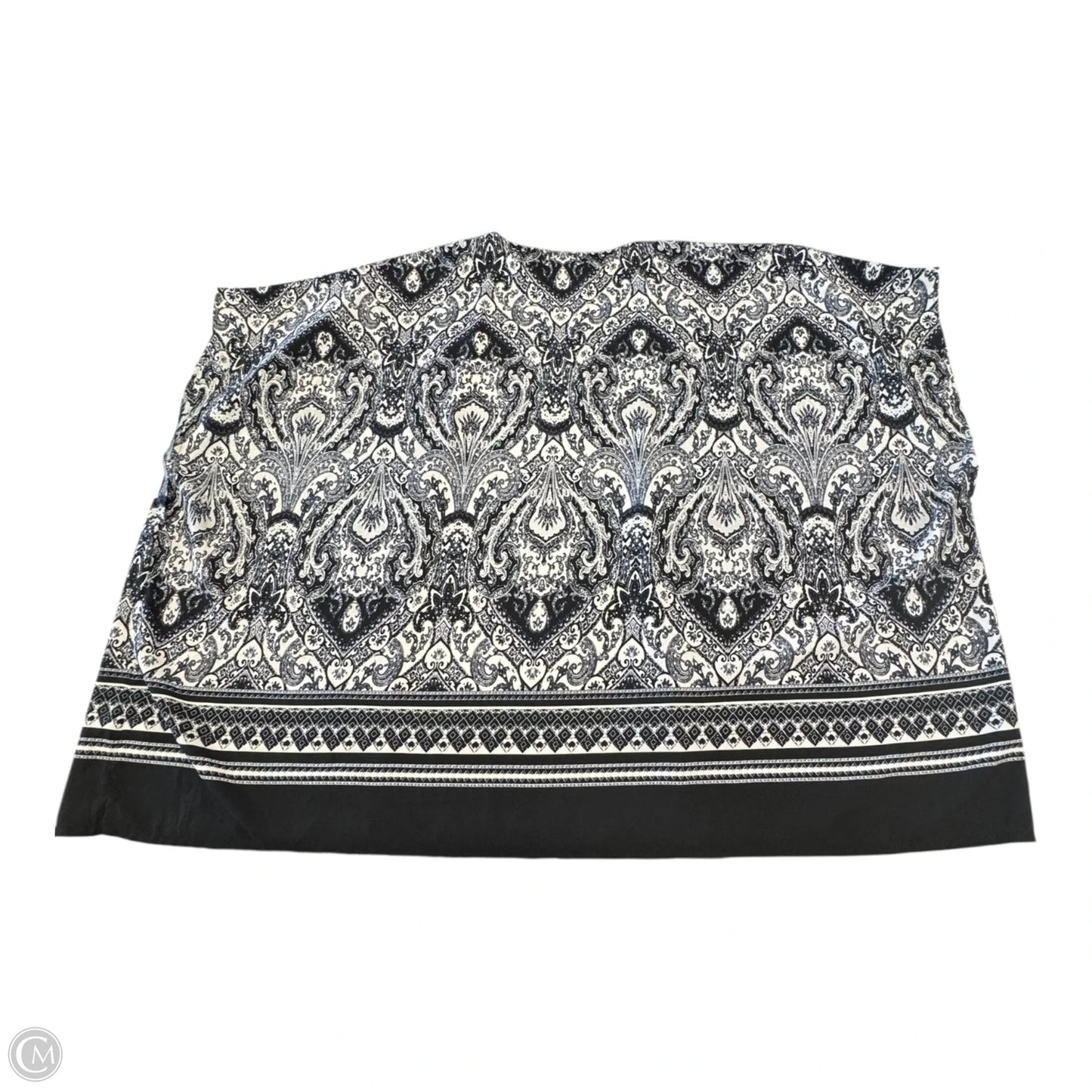 Kimono By Iman Hsn In White Black, Size: M