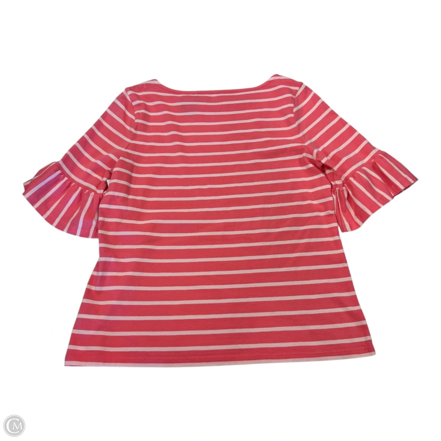 Top Short Sleeve By Talbots In Pink, Size: Petite   Small