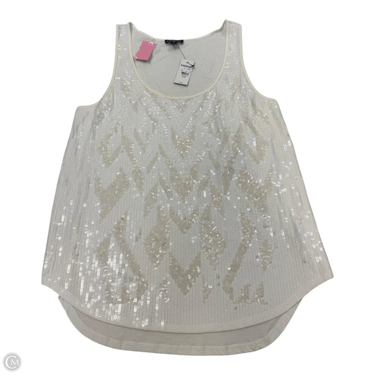 Top Sleeveless By Express In White, Size: M