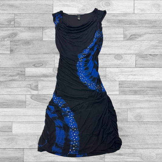 Blue Black Dress Casual Short Inc, Size M