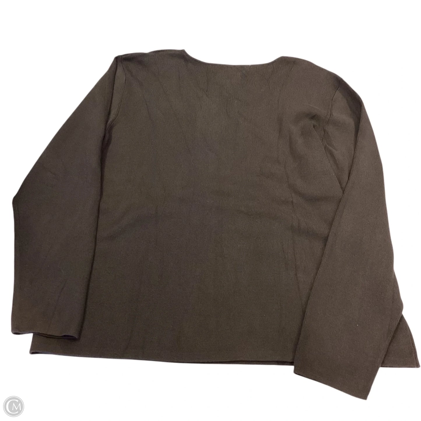 Top Long Sleeve Basic By Chicos In Brown, Size: 3