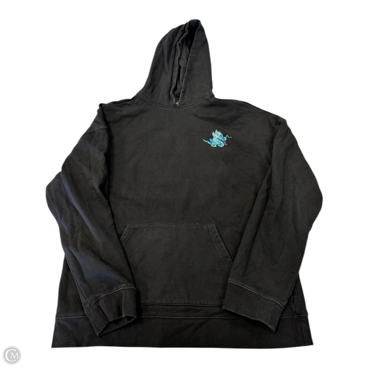 Sweatshirt Hoodie By Pacsun In Black, Size: L