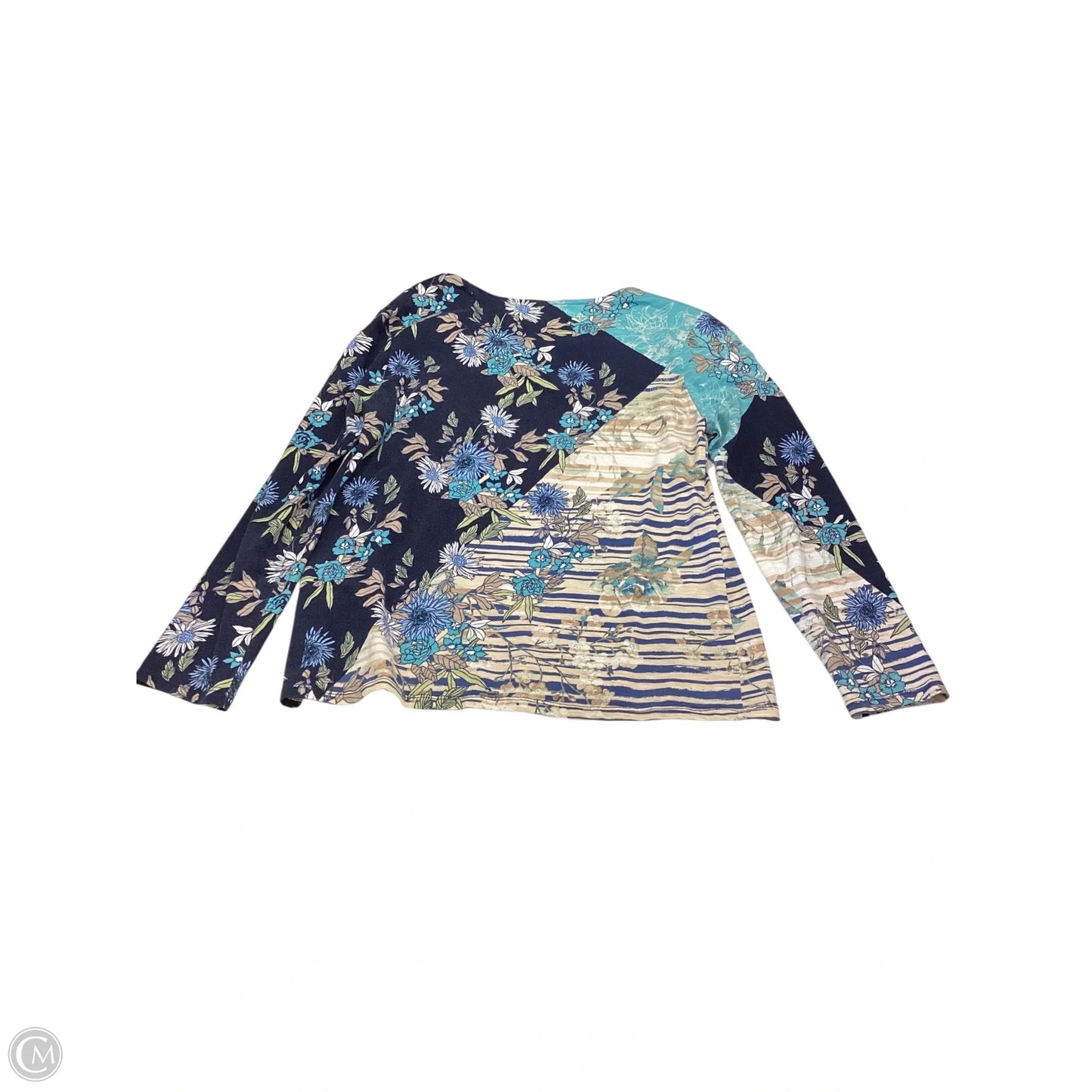 Top Long Sleeve By Chicos In Blue, Size: 0