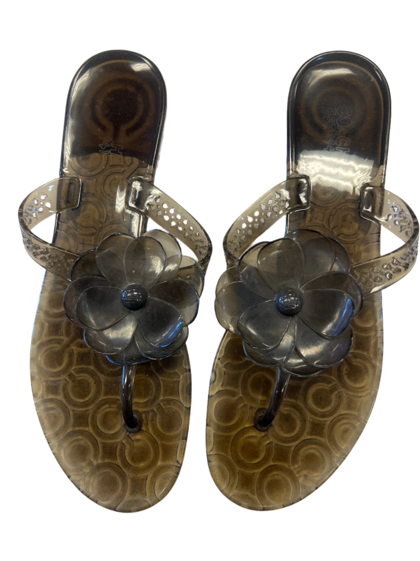 Sandals Flip Flops By Coach  Size: 10.5