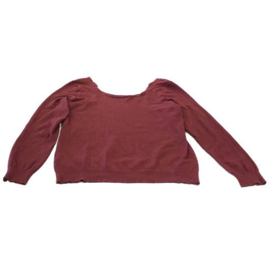 Top Long Sleeve By Clothes Mentor In Red, Size: M