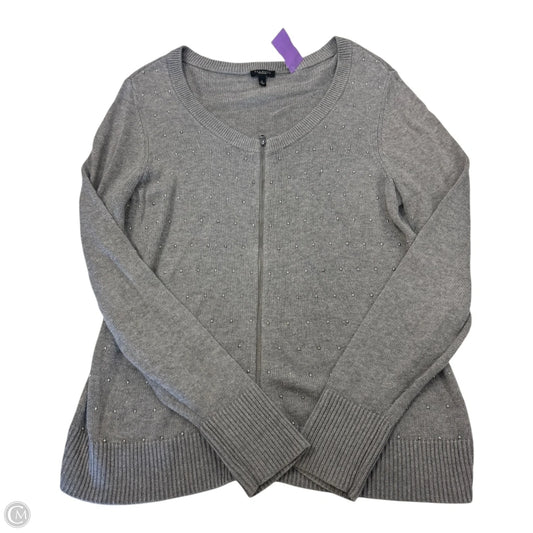 Sweater By Talbots In Grey, Size: L