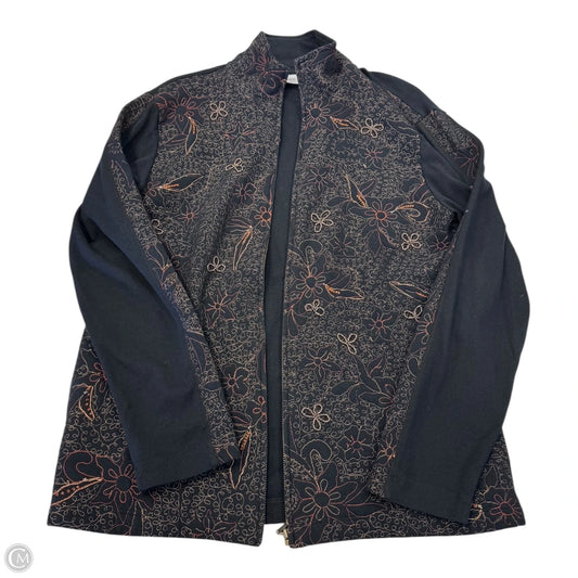Jacket Other By Chicos In Black, Size: 1 (M)