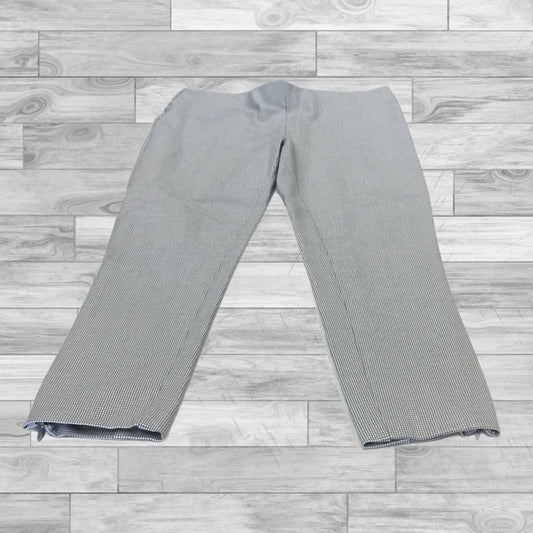 Pants Ankle By Loft In Grey White, Size: 4