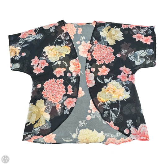 Swimwear Cover-up By Clothes Mentor In Floral Print, Size: S