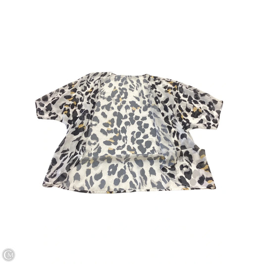 Swimwear Cover-up By Clothes Mentor In Black & White, Size: S