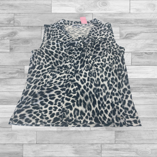 Black & White Top Sleeveless Loft, Size Petite   Xs