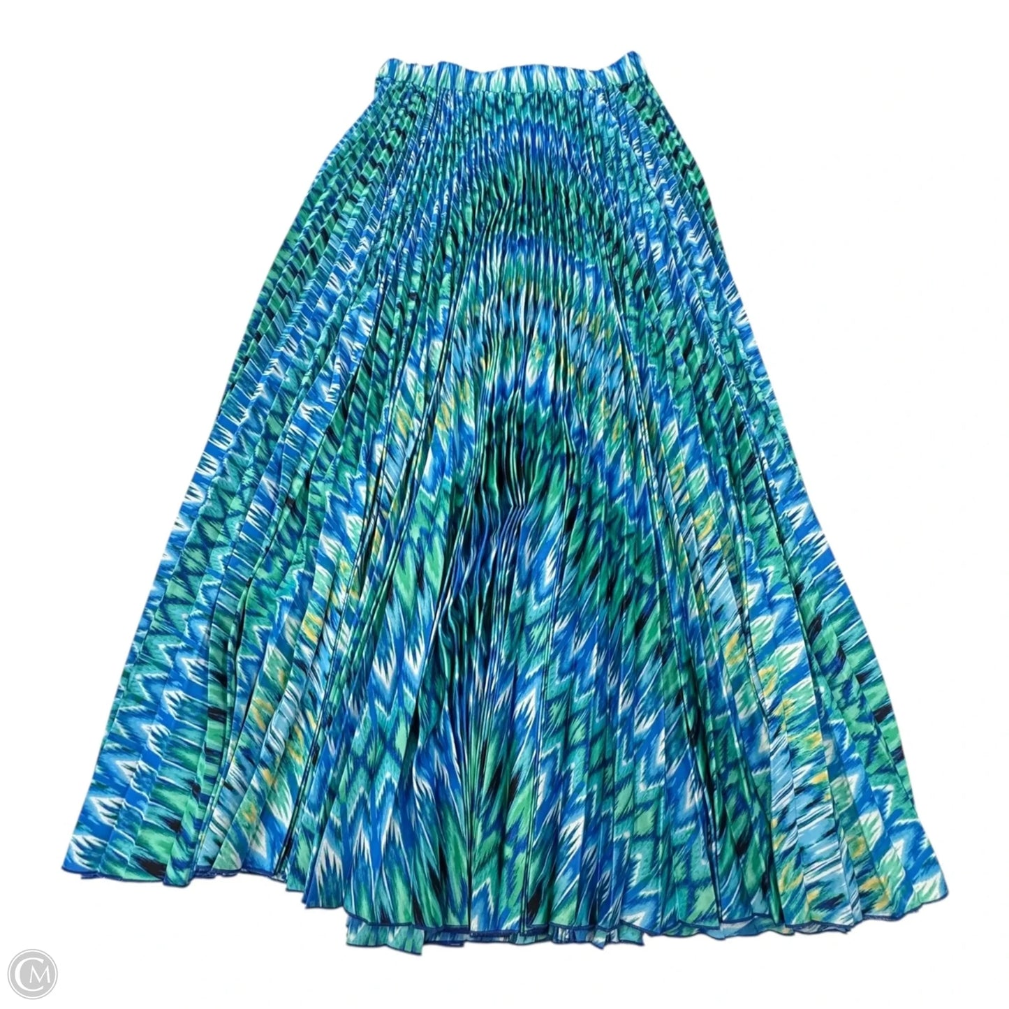 Skirt Maxi By Chicos In Blue & Green, Size: 0 (4)