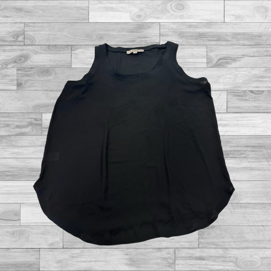 Top Sleeveless By Loft In Black, Size: L