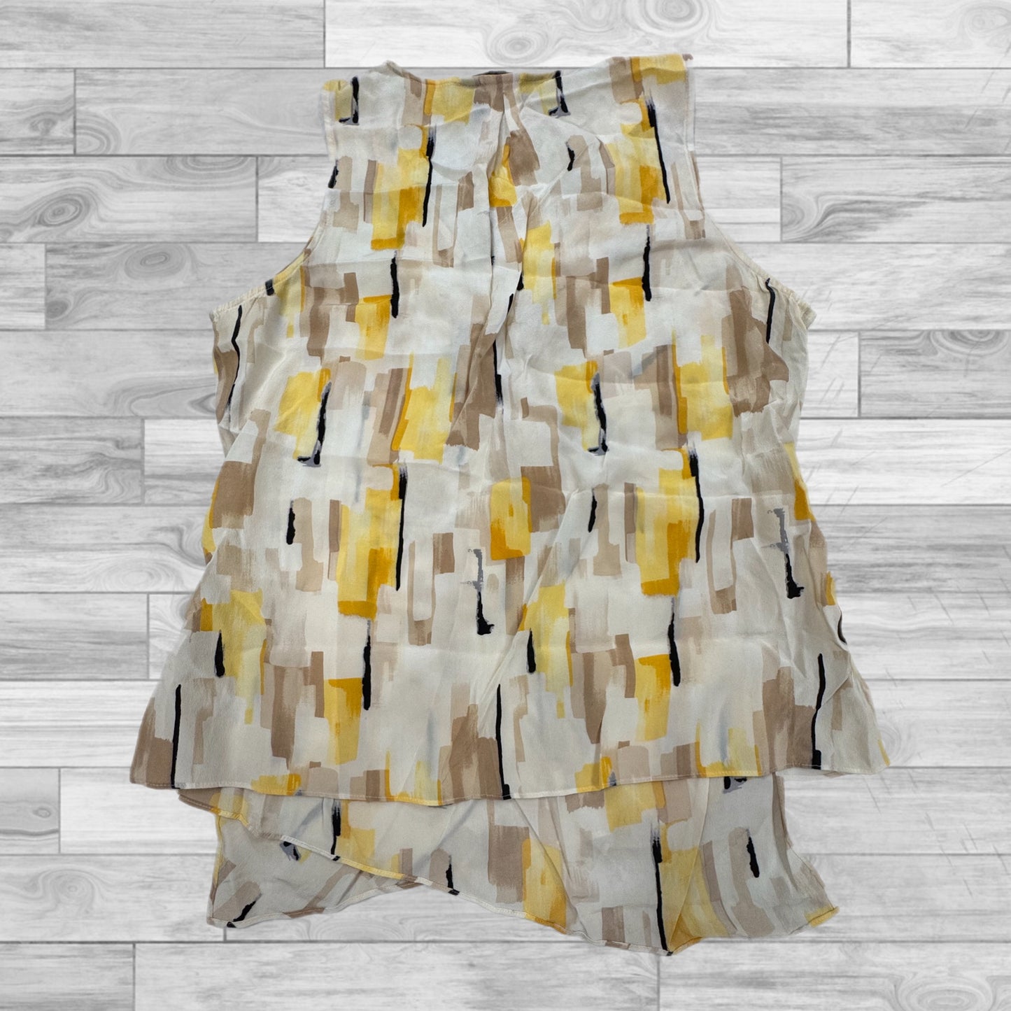 Top Sleeveless By White House Black Market In Yellow, Size: S