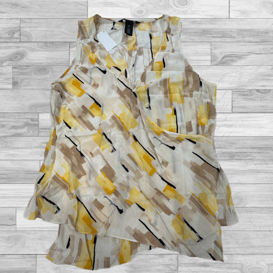 Top Sleeveless By White House Black Market In Yellow, Size: S